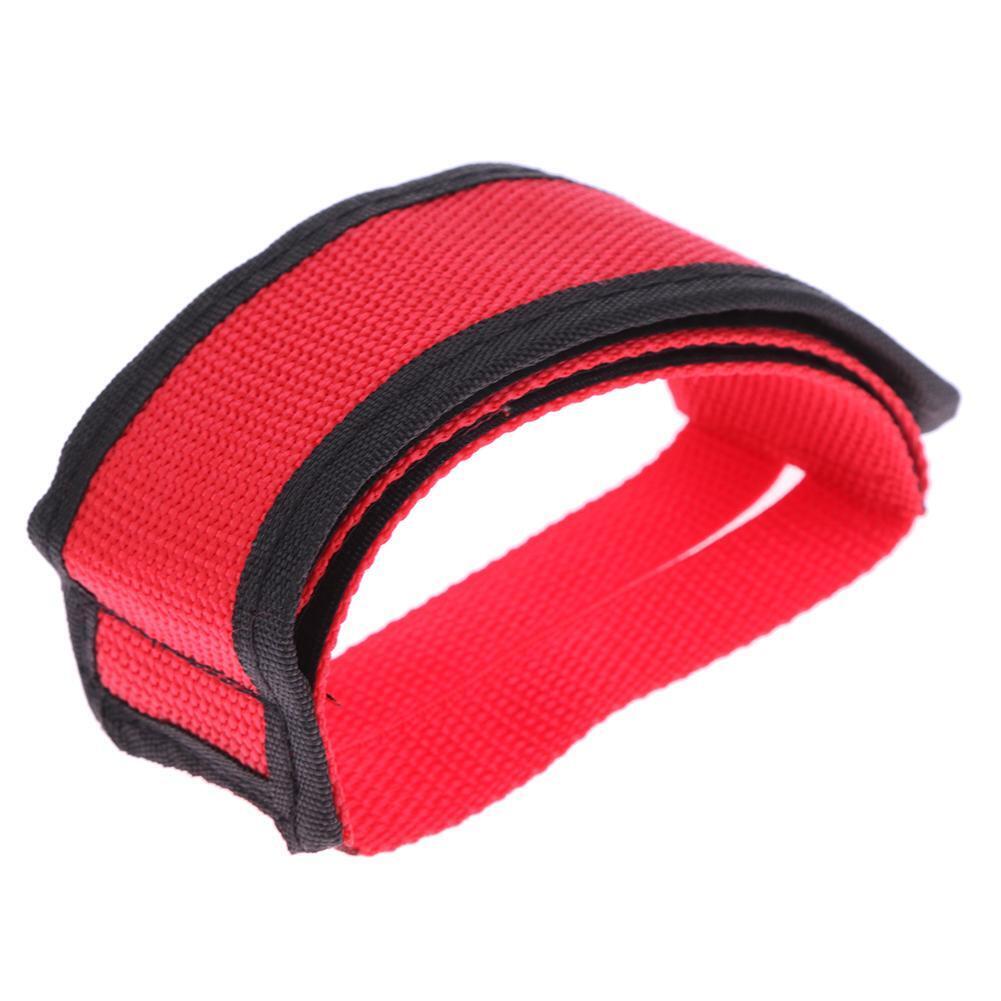 1pc Bicycle Fixed Gear Cycling Pedals Bands Feet Set With Straps Beam