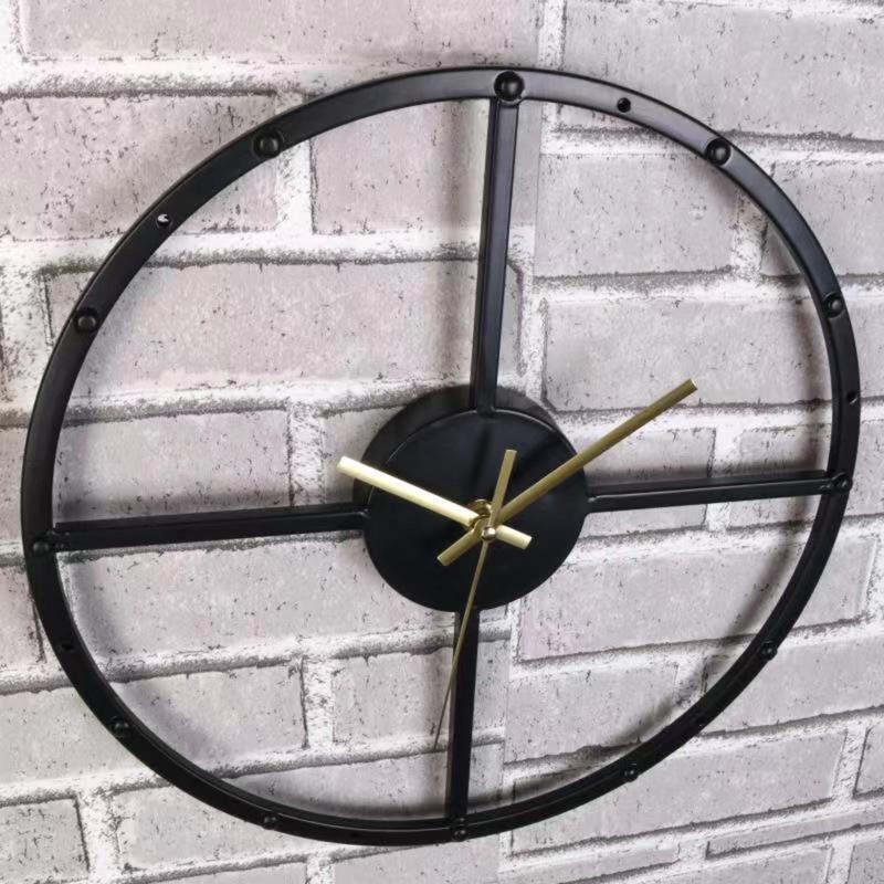 Creative Metal Wall Clock Nordic Style Hollow Silent Wall Clocks Home Decoration