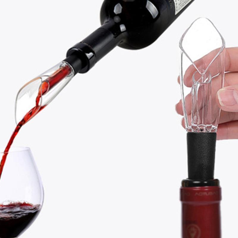 Wine Opener Kit Bar Accessory with Corkscrew Stoppers Decanter Cutter Wine Ring