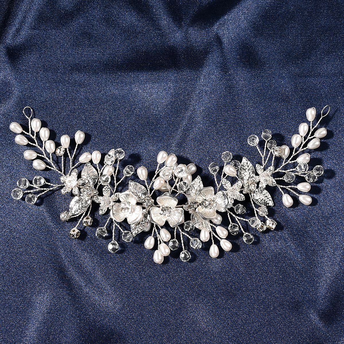 Handmade Head Wear Crystal Headband Bridal Hairband Rhinestone Tiara Jewelry