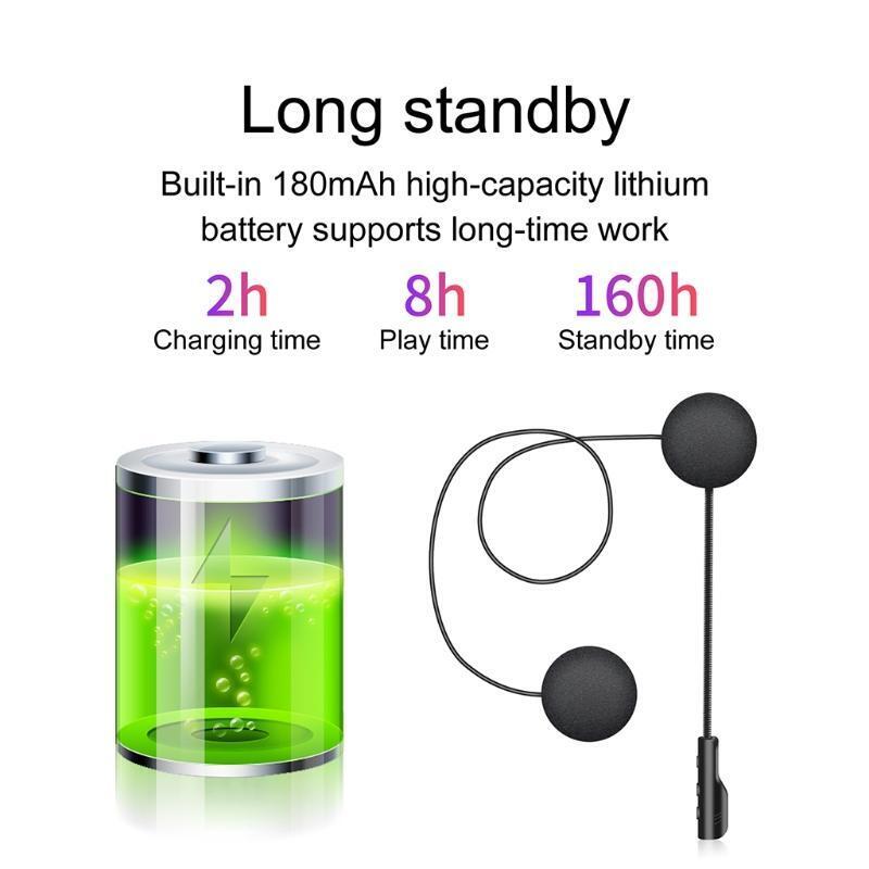 Bluetooth-compatible Earpieces Long-term Use Stable Comfortable to Wear Black