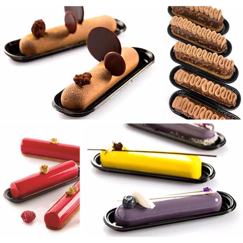 50pcs/set  Mousse Cake Boards Oval Shape Mousse Board Tray Decorating Tool