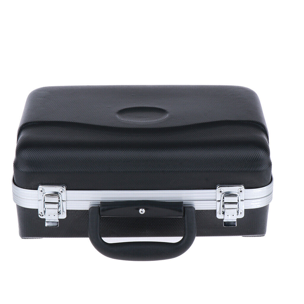 Pressure-proof Pocket Trumpet Case Suitcase with  Handle Black