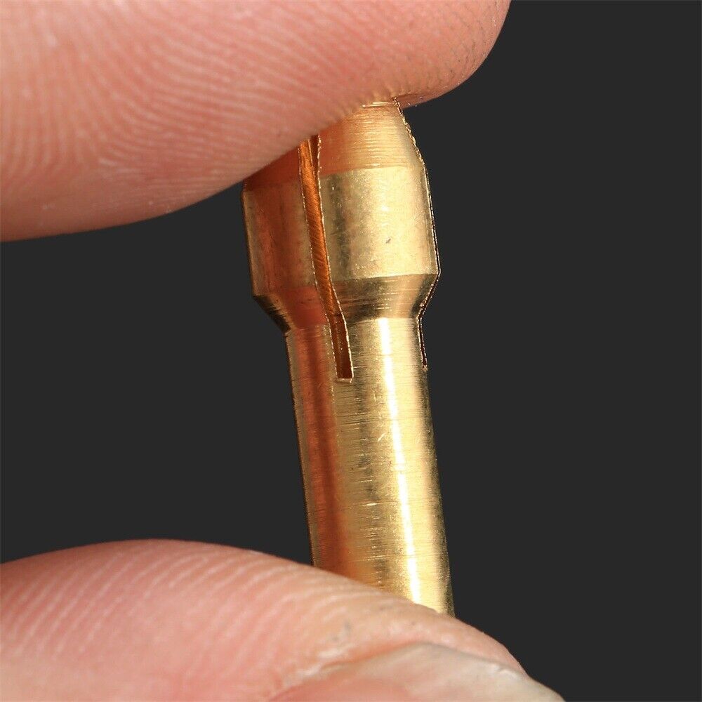 10pcs Brass Collet Chuck Nut Kit Grinder Rotary Tool Metalworking 0.5mm-3.2mm
