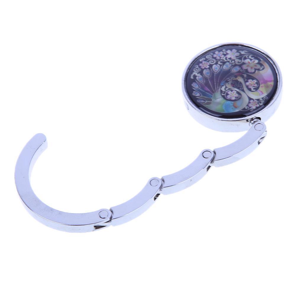 Portable Foldable Bag Purse Hook Bag Hanger Hook Table Handbag Holder
