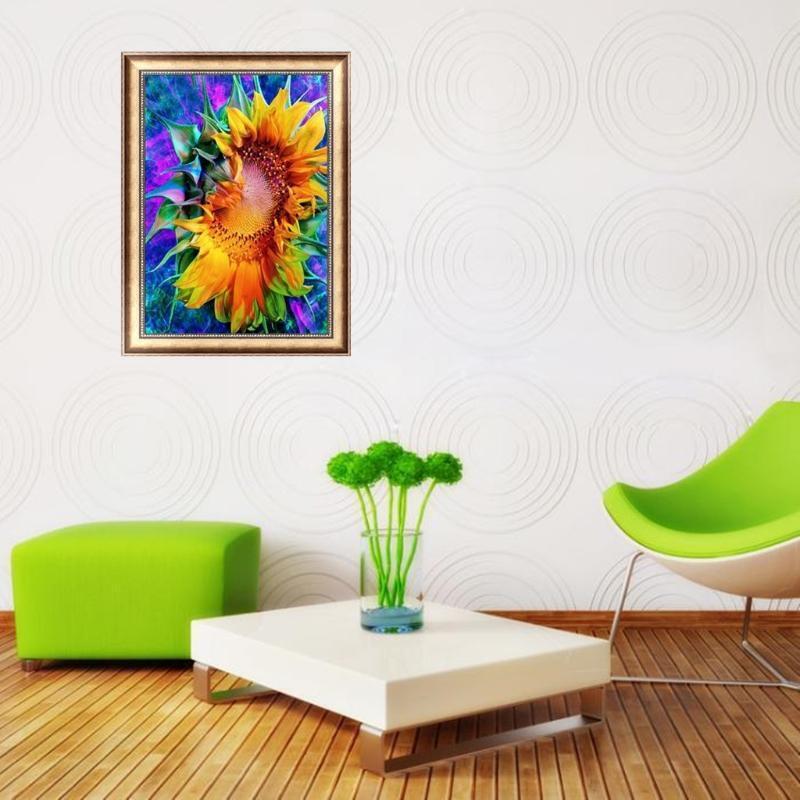 Sunflower DIY 5D Diamond Painting Embroidery Cross Crafts Full Drill Stitch Kit