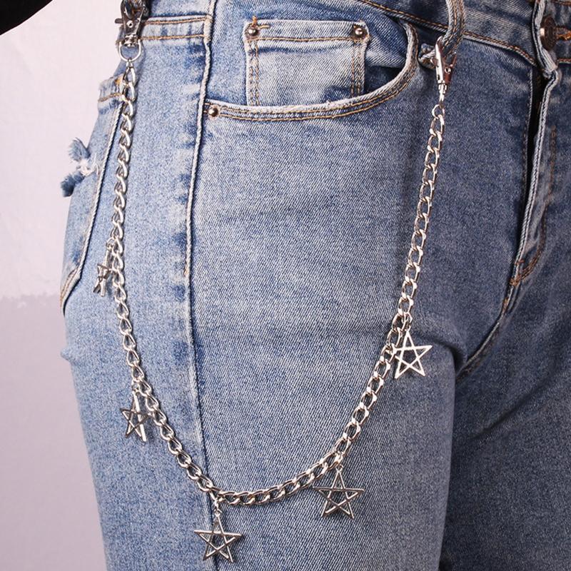 Hip Hop Pants Chains Punk Trousers Chain Biker Heavy Thick Wallet Chains for Men
