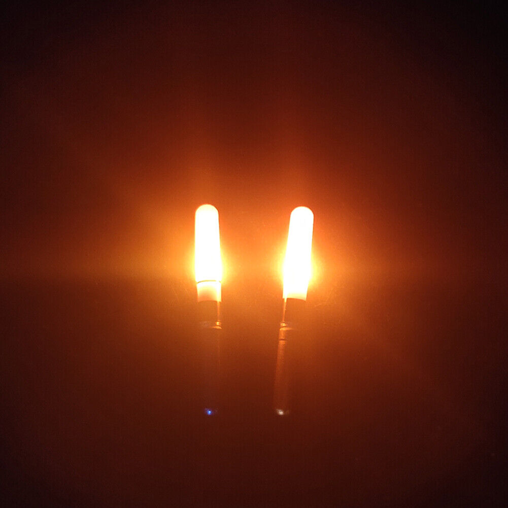 2pcs Luminous LED Light Stick Electronic Sea Fishing Rod Float Tube (Red)