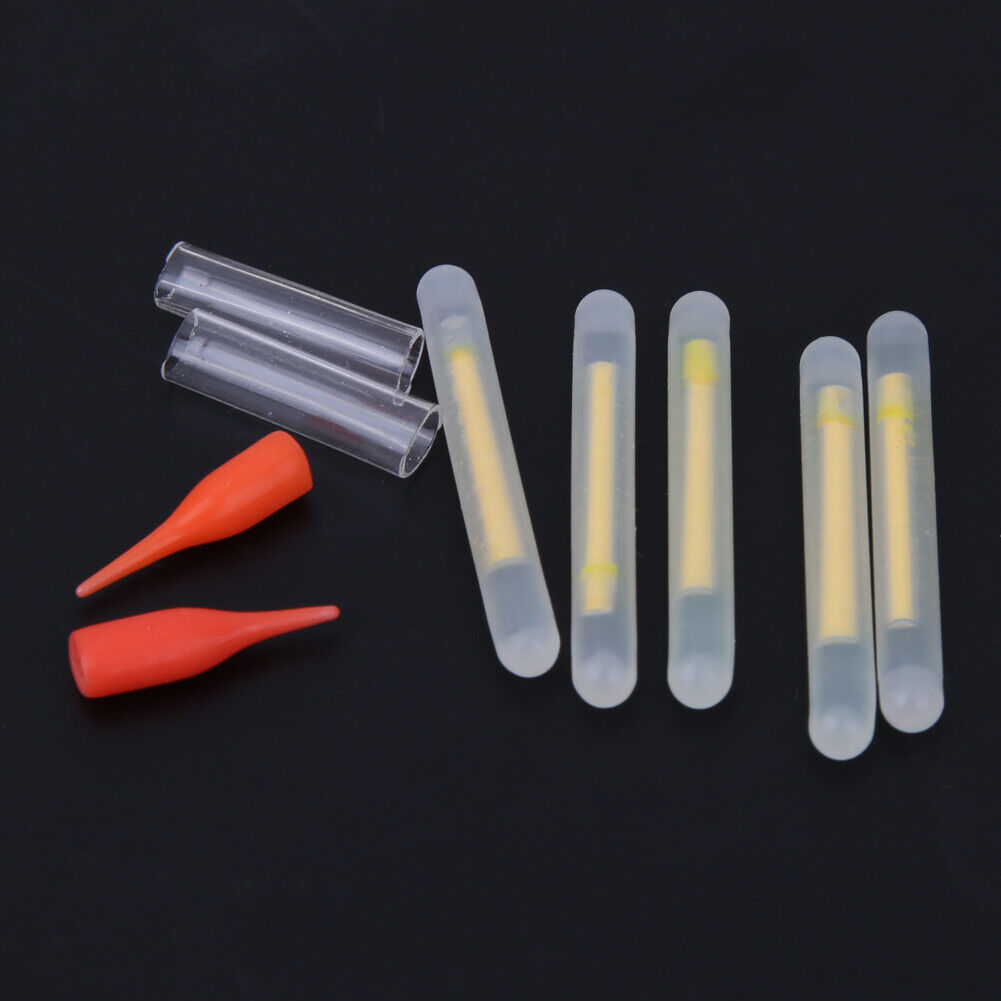 25Pcs Multi-Color Fishing Float Fluorescent Lightstick Light Rod Dark Stick