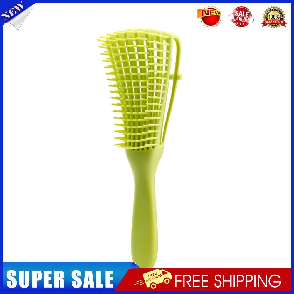 Detangling Hair Brush Massage Wet HairComb Detangler Hairbrush (Olive Green