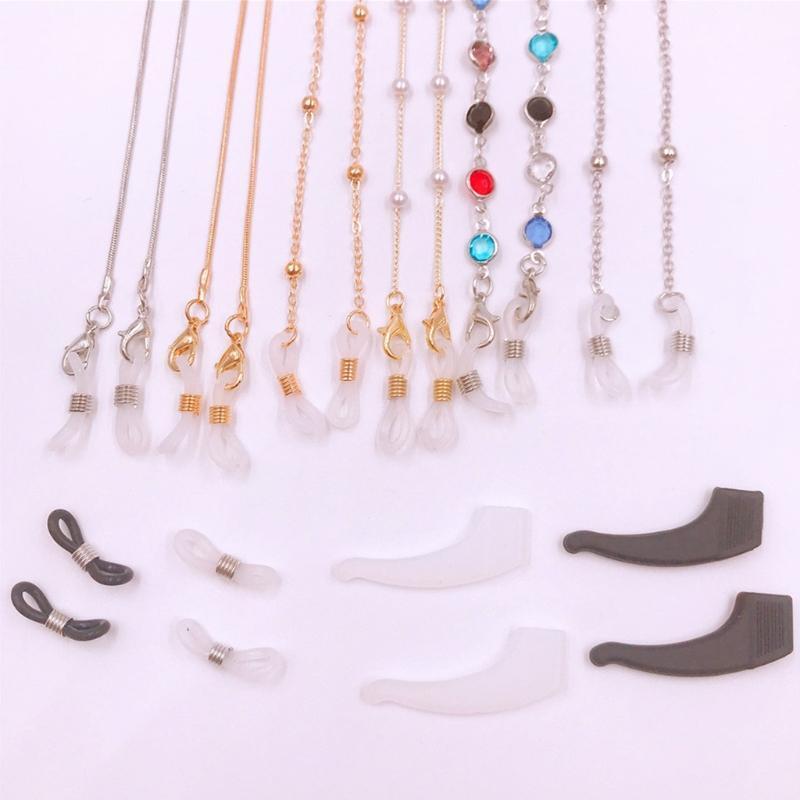 Chains for Glasses Elegant Glasses Holder Bead Strap/Holder Adjustable Hanging