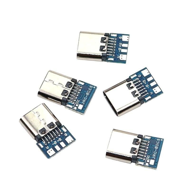 Metal 14 Pin Connector Type-c Connector Breakout P-CB Board with Groun