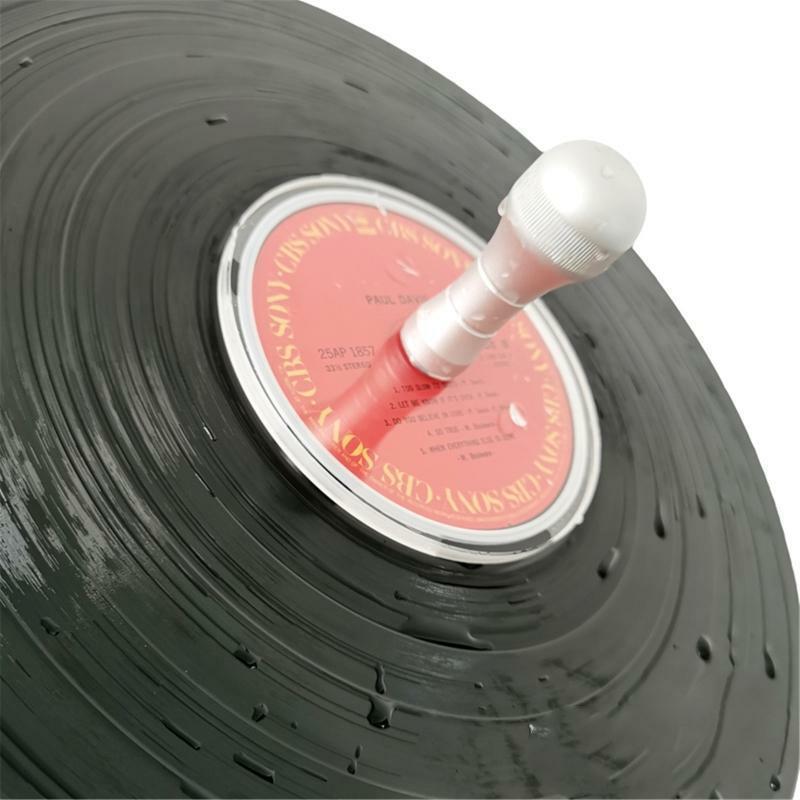 LP Vinyl Record Cleaner Clamp Record Label Saver Protector Waterproof Acrylic