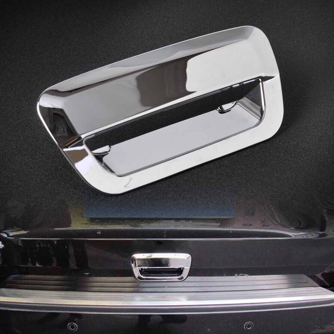 Chrome Rear Door Handle Bowl Cover Fit For Grand Cherokee Durango 14-2020