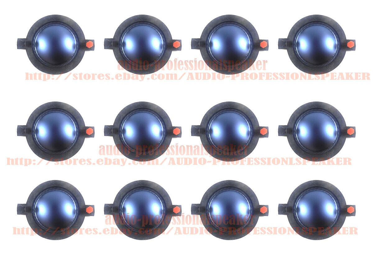 12pcs Aftermarket Diaphragm For B&C DE750TN 74.46 74.5mm 8 ohm Blue Titanium