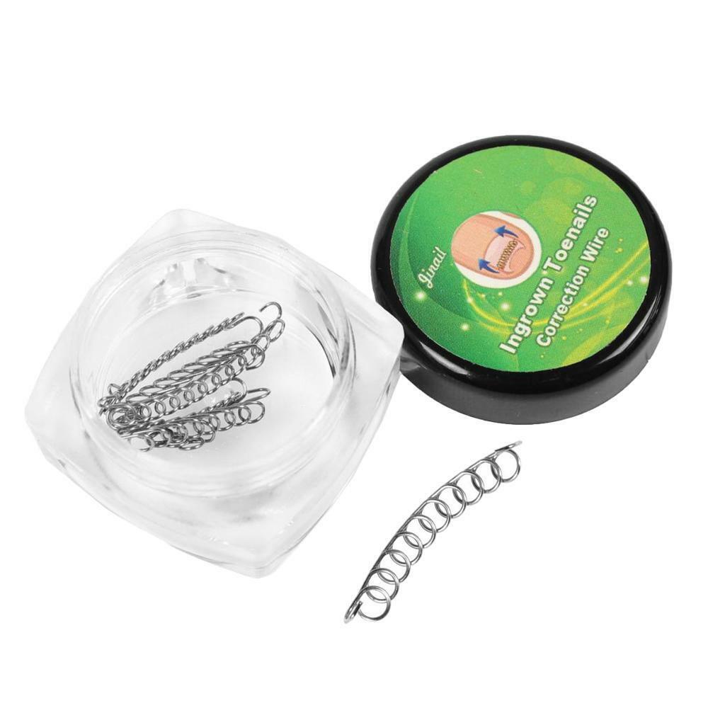 12x Stainless Steel Wire Ingrown Toenail Correction Wire Pedicure