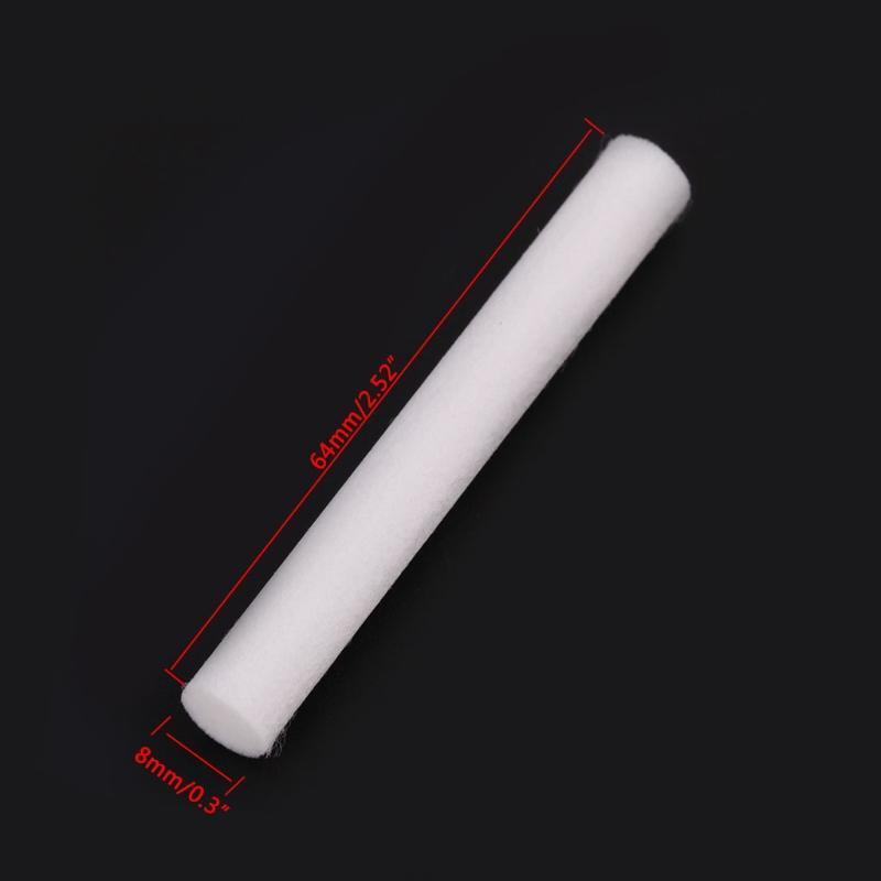 10pcs 8mmx64mm Air Humidifiers Filters Cotton Swab for Air Ultrasonic Humidifier