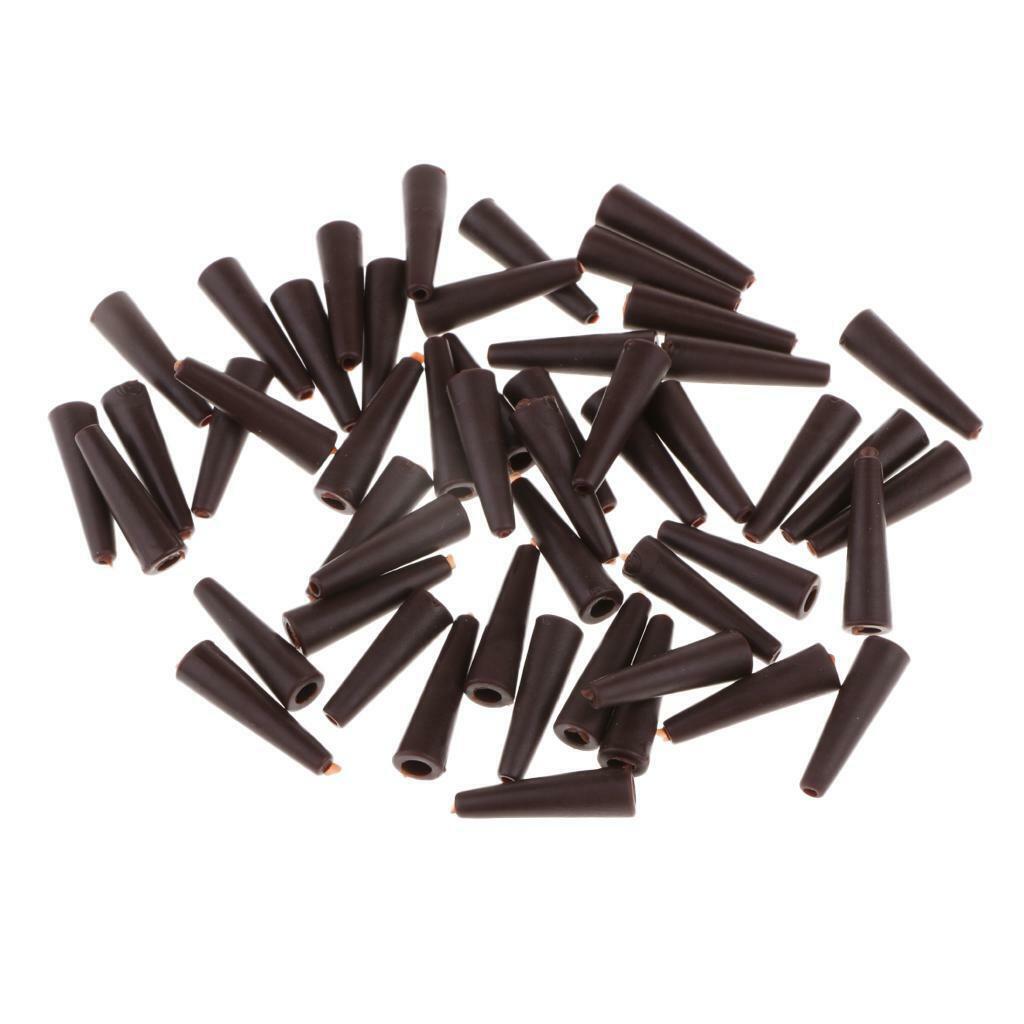of 50 Carp  Tail Rubber Tubes Anti  Sleeve Tackle 20mm