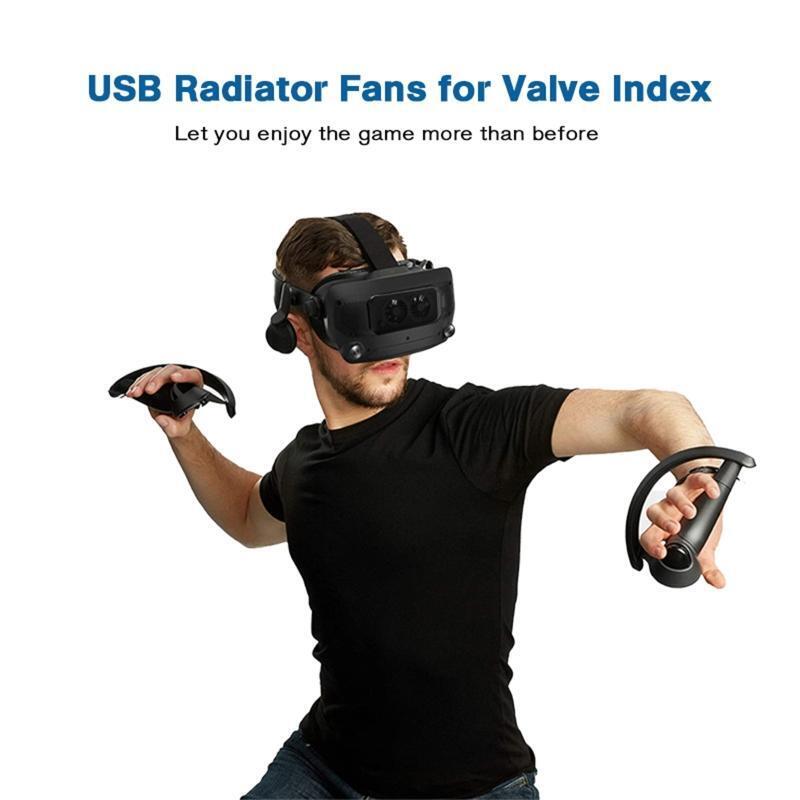 VR Headset Dual Fans Cooler Suitable for Valve Index VR Headset Cooling