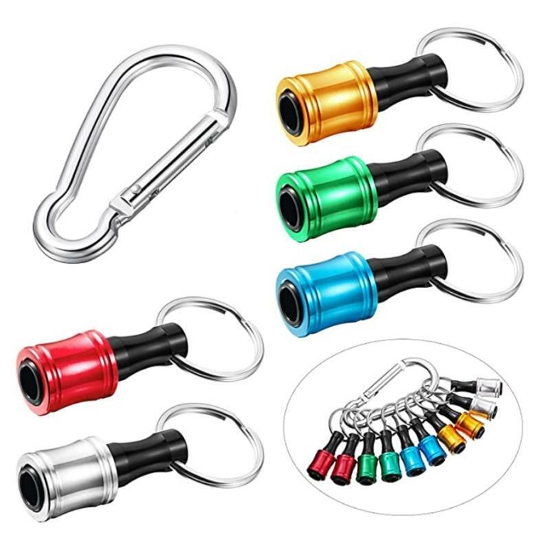 10 Pieces Hex Shank Keychain Extension Bar Screwdriver Bits Adapter 1/4 Inch