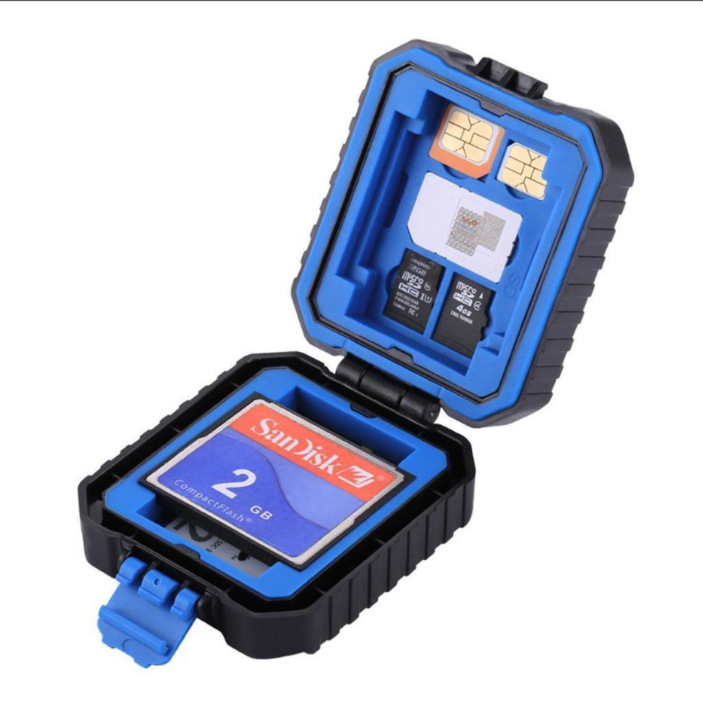 Waterproof  Case Storage Box Protector for SD CF TF Card PU5001