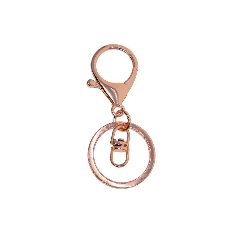 10Pcs Keychain Ring  Claw Clasps  Lanyard  Hook Jewelry Making