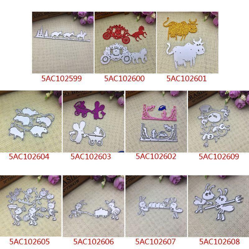 Carriage Metal Cutting Dies Stencil Scrapbooking DIY Album Stamp Paper Embossing