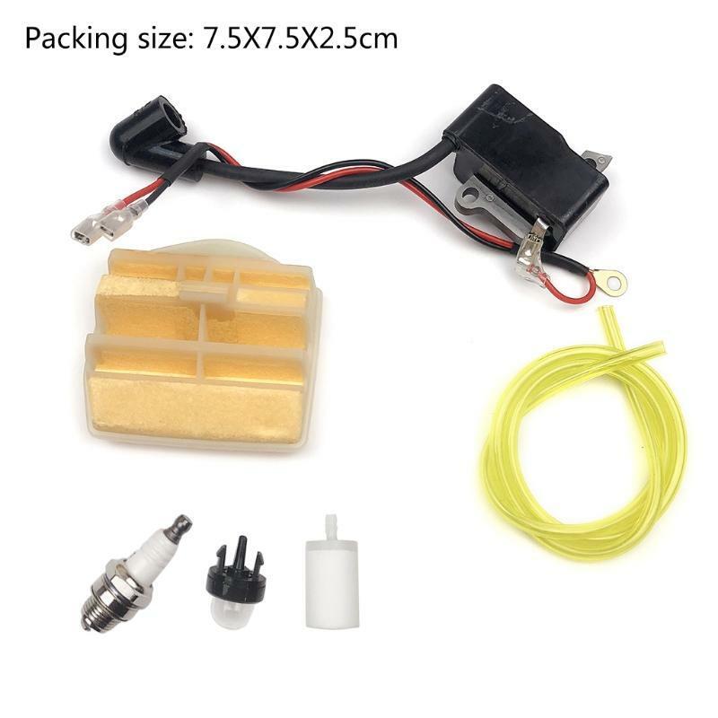 Ignition Coil Air Filter Primer Bulb Spark Plug for 445 450 JONSERED 2245 2250 C