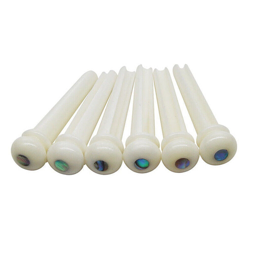 Easy To Install Acoustic Guitar Parts Bridge Pins & Nut & Saddle Plastic