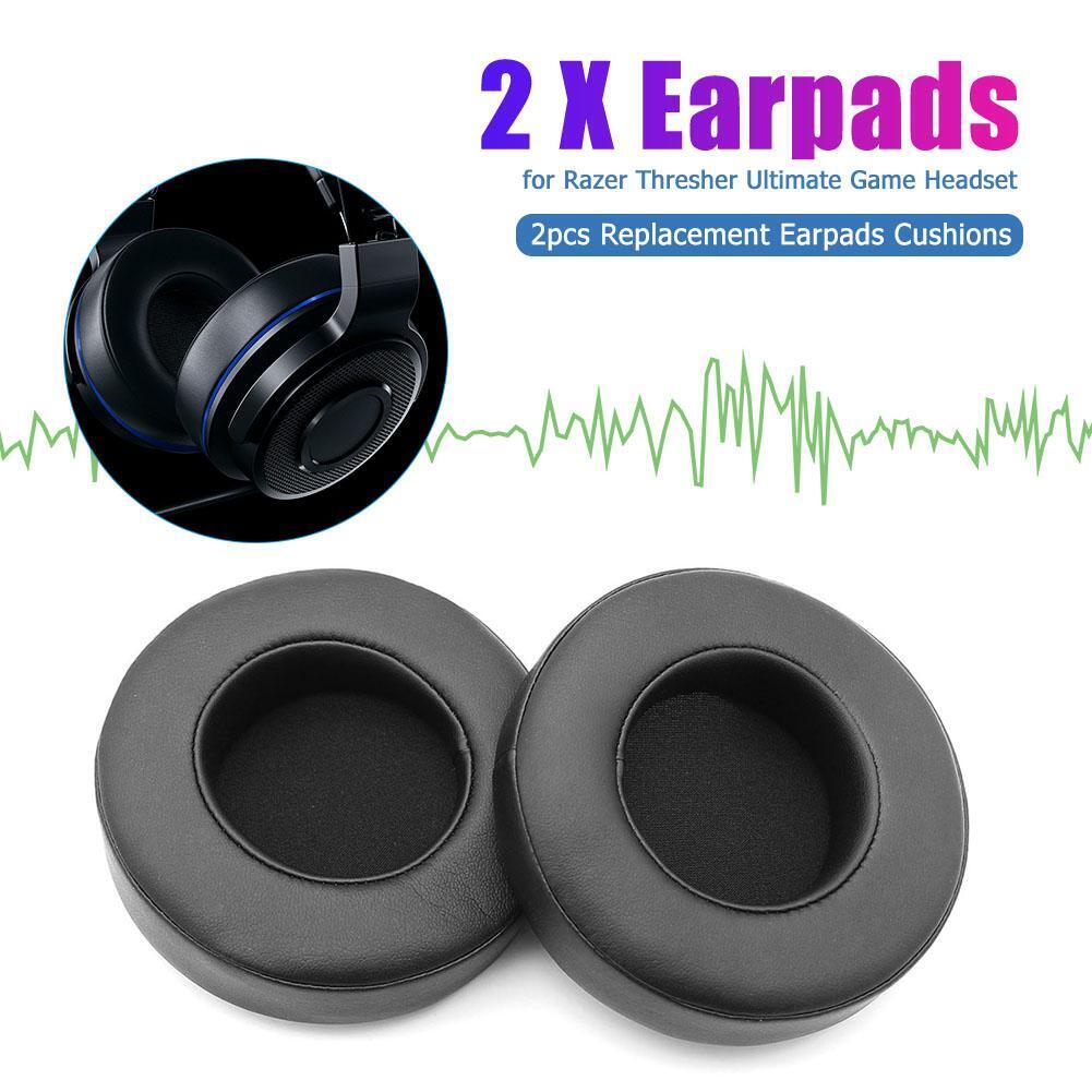 2pcs Replacement Earpads Cushions for Razer Thresher Ultimate Game Headset
