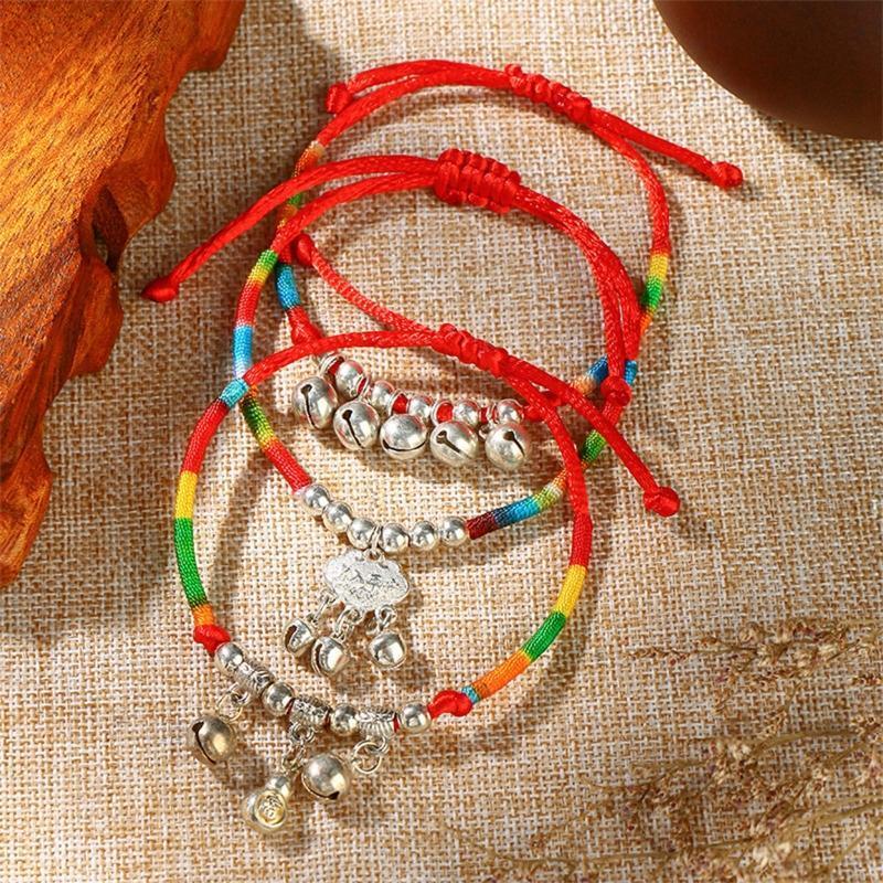 2 Packs Hand Woven Friendship Bracelets Handmade Braided Bracelet Adjustable