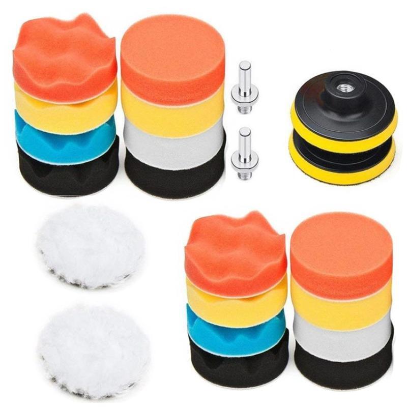 Auto Car Wax Applicator Waxing Buffing Pad Polishing Pads Compound Polisher Tool