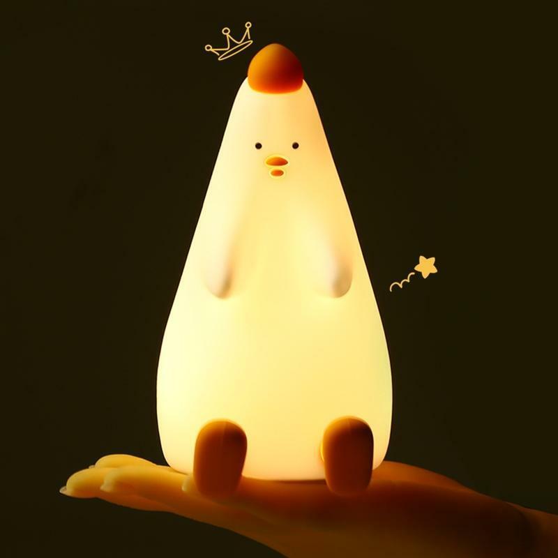 Cute Chicken Night Light for Baby Boys Girls Birthday Gifts Nightlight Kids Teen