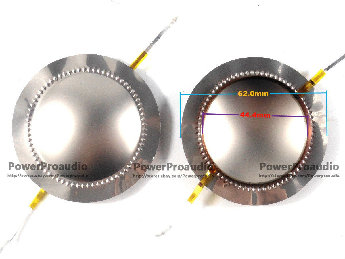 1PCS  Voice coil 44.4mm Titanium Diaphragm  Repair Kit  dome Tweeters 8 ohm