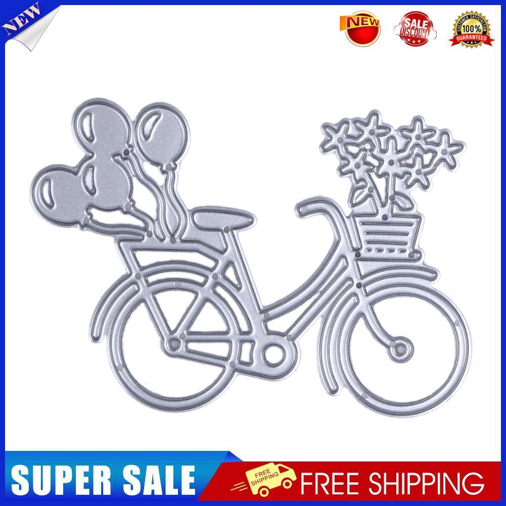 DIY Lovely Bike Bicycle Metal Cutting Dies Stencil For Scrapbooking Paper