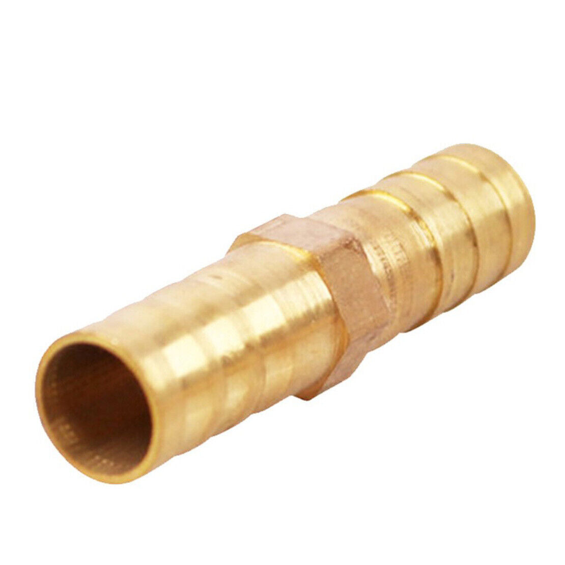 4x 8mm to 10mm Straight Brass Hose Barb Fitting Reducer Coupler Adapters