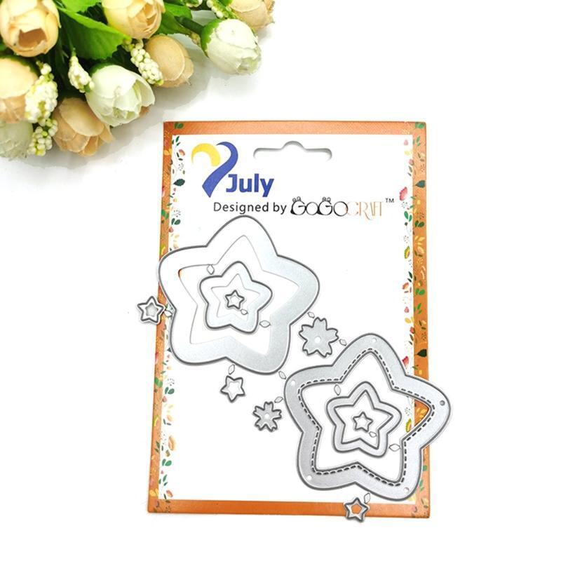 Stars Cutting Dies Stencil Template Mold Carbon Steel Material Household Tools