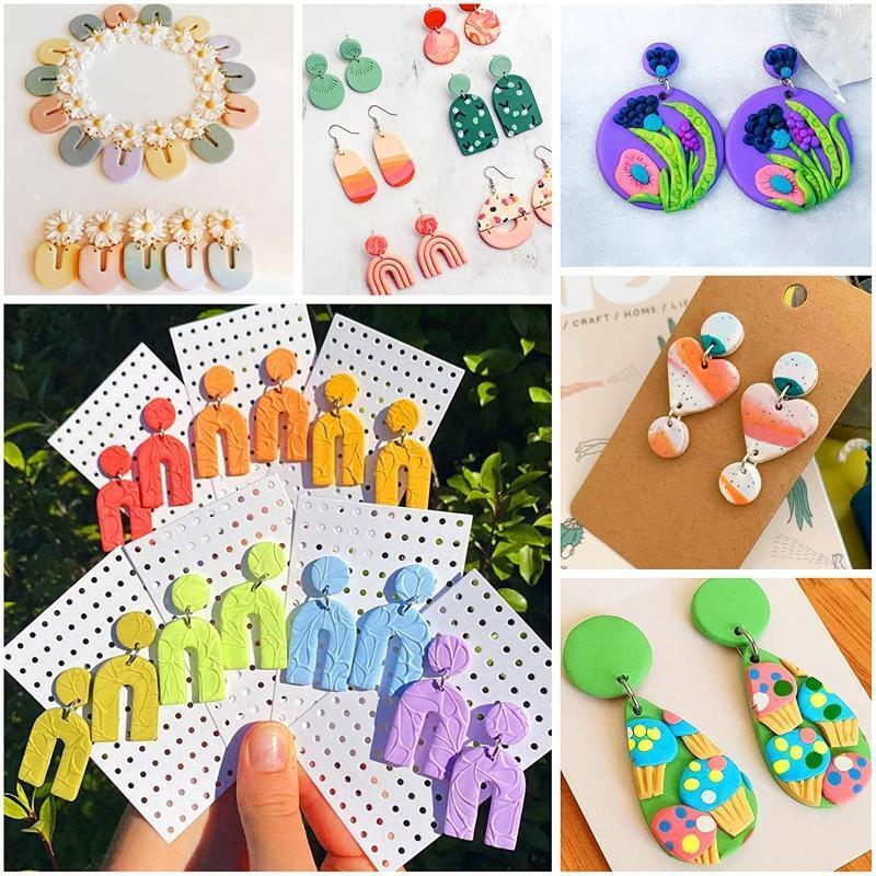 Stainless Steel Earring Cutters Set of 140 Earring Hooks Jump Rings Accessory