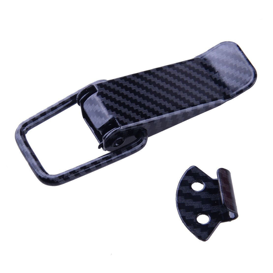 Carbon Fiber Quick Release Fasteners Car Bumpers Trunk Fender Hatch Lids Kit