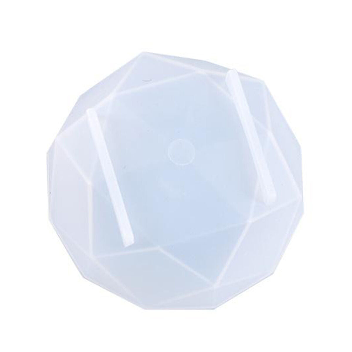 4 Pieces DIY Large Diamond Pendant Charms    Mould for