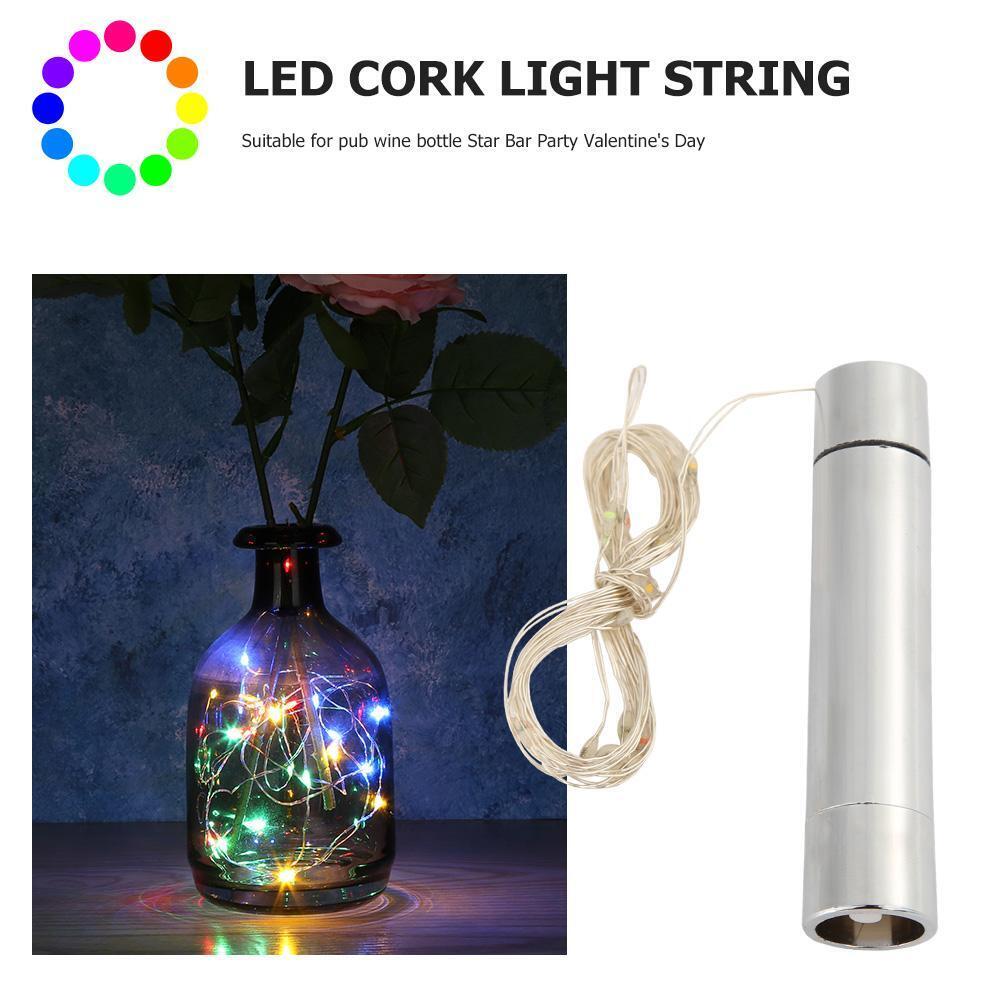 20LED Bottle String Light Festival Valentine Decorative Lamp (Multicolor)