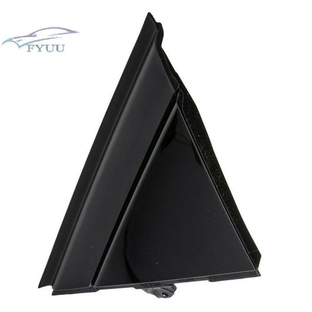 For 2012-2017 Fiat 500 Glossy Black Left Door Mirror Flag Triangle Cover Molding