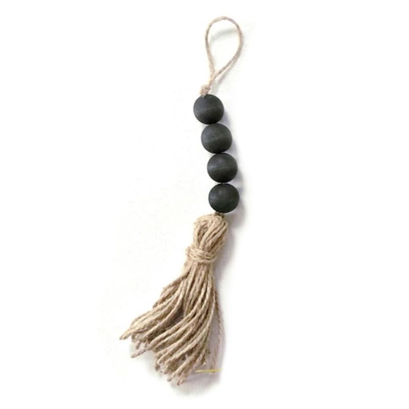 Farmhouse Beads Rustic Country Decor Kid Room Wall Hanging Ornament Home Room