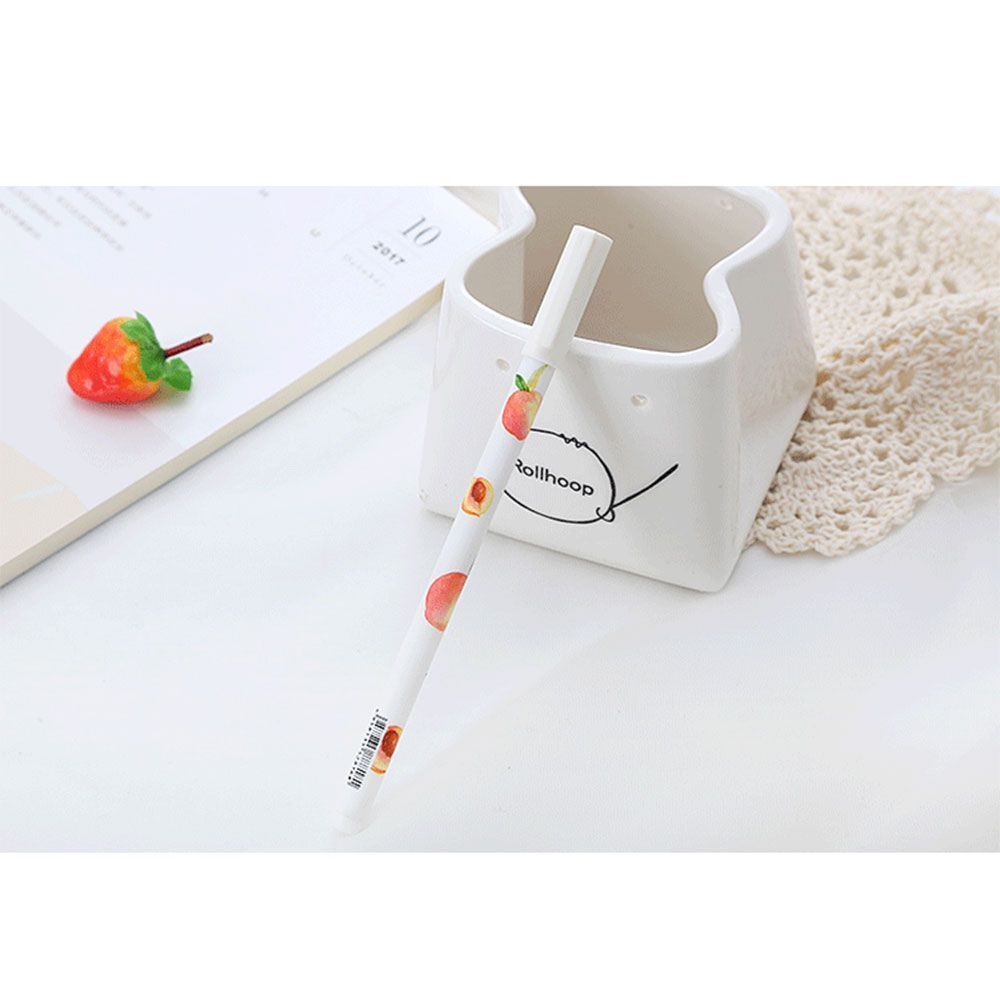 Gifts School Cute Office Supplies Student Peach Pattern Stationery Gel Pen