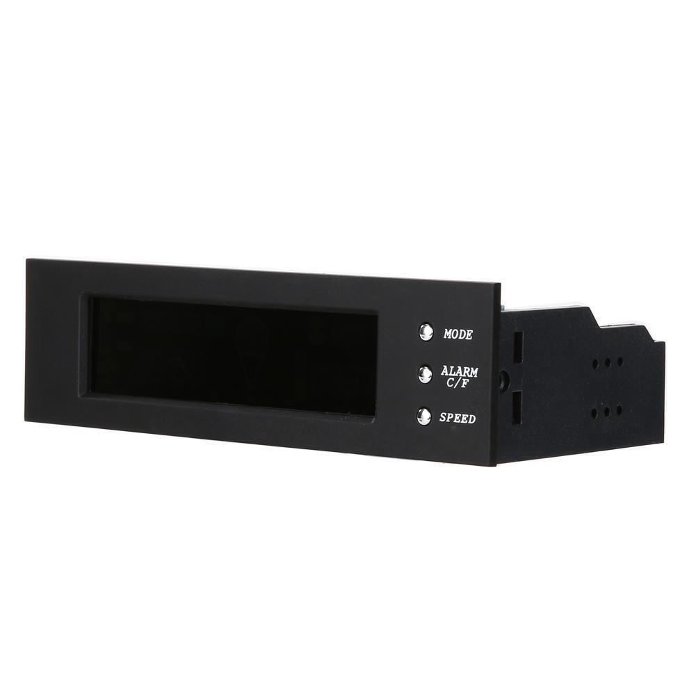 5.25in Bay Front LCD Panel 3 Fan Speed Controller CPU Temperature Sensor