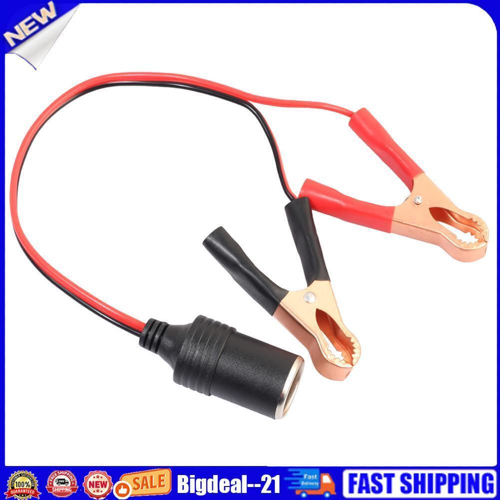 Car Battery Pump Alligator Cigarette Lighter 12V 10A Power Socket Adapter