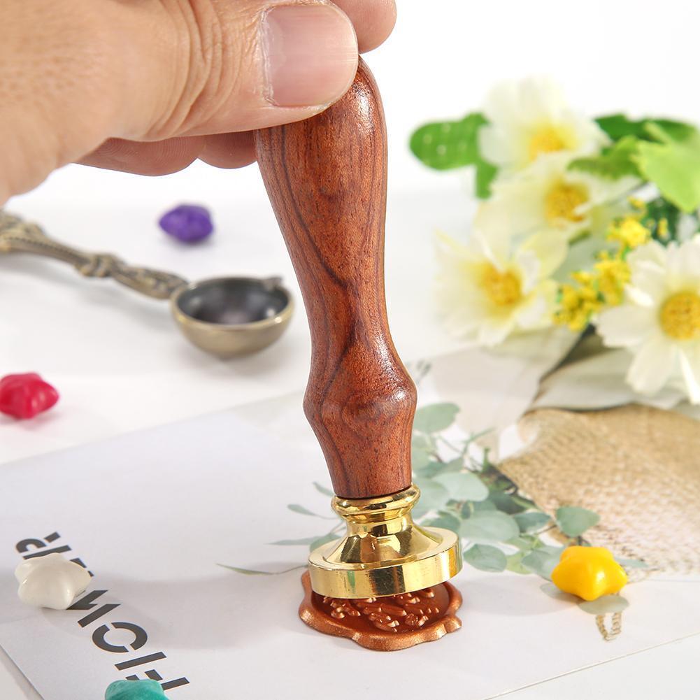 Wax Seal Stamp Plant Printed Fire Painting Stamping DIY Envelopes (C137)