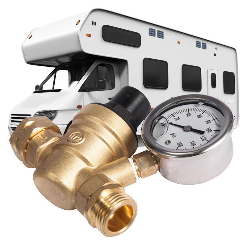 Brass Water Pressure Regulator Lead Free Adjustable Water Pressure Reducer Valve