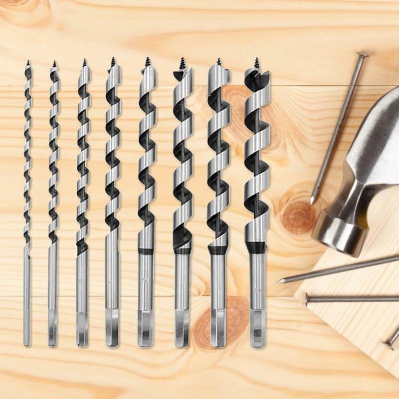 8Pcs Drilling Softwood High Carbon Steel Woodworking Support Drill 6~20mm