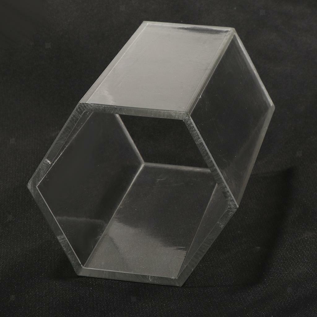 Hexagon Shaped Candle Mould Soap Mold for DIY Candles Making 7.5 x 12 cm